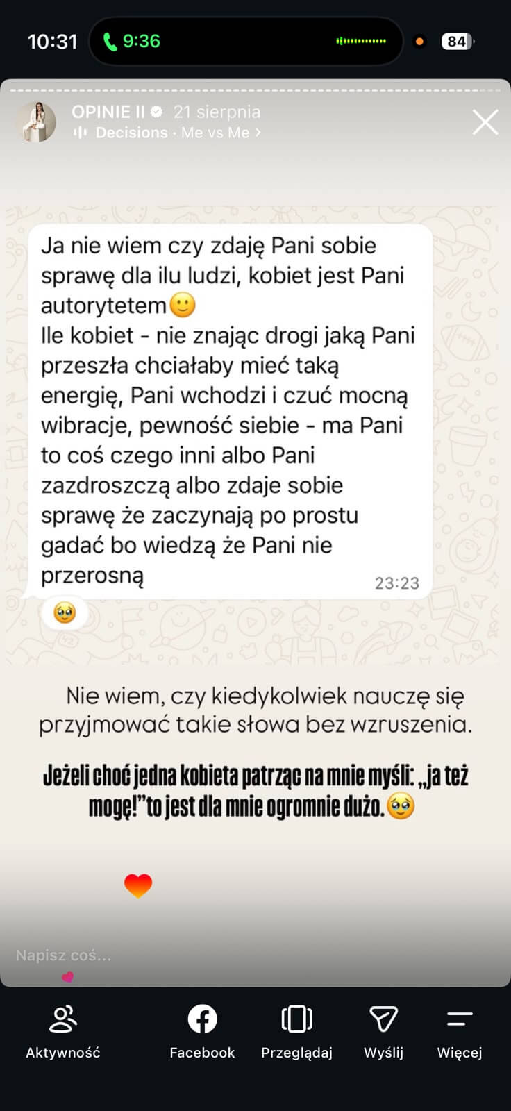 opinia kobiety